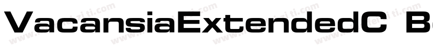 VacansiaExtendedC Bold字体转换